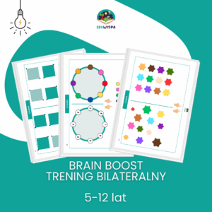 E-BOOK + KARTY ZALAMINOWANE BRAIN BOOST - KARTY BILATERALNE 5-12 LAT
