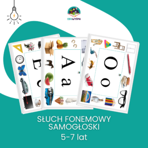 E-BOOK SAMOGŁOSKI - SŁUCH FONEMOWY