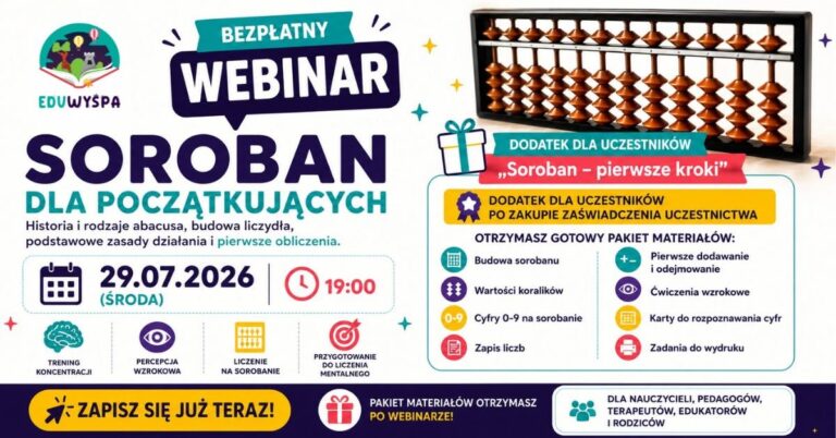 Soroban dla początkujących – historia, budowa i pierwsze kroki w arytmetyce mentalnej